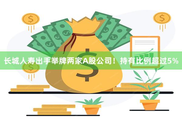 长城人寿出手举牌两家A股公司！持有比例超过5%