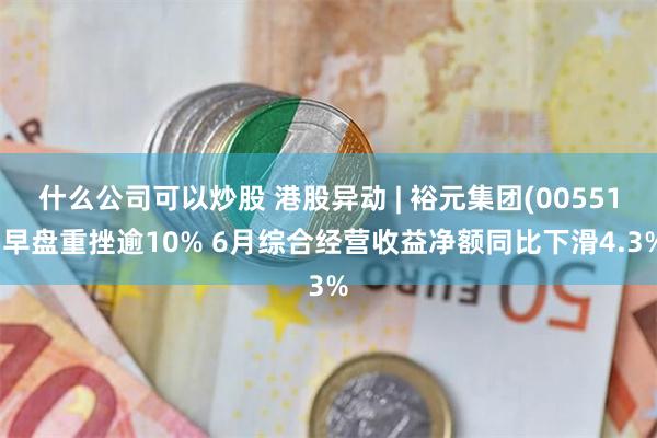 什么公司可以炒股 港股异动 | 裕元集团(00551)早盘重挫逾10% 6月综合经营收益净额同比下滑4.3%