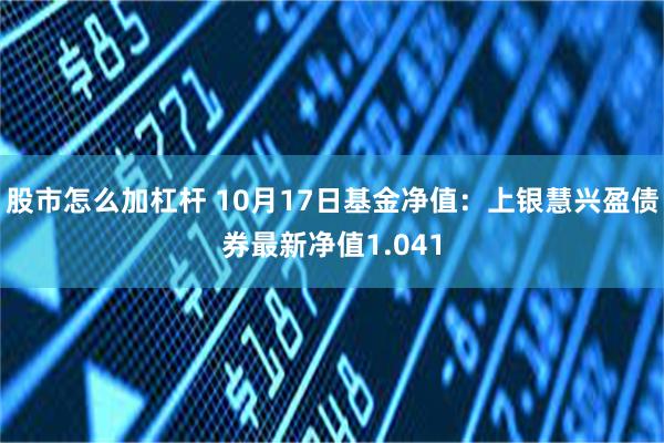 股市怎么加杠杆 10月17日基金净值：上银慧兴盈债券最新净值1.041